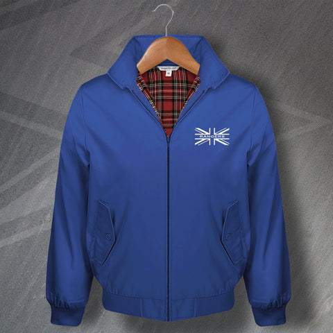 Rangers Union Jack Embroidered Harrington Jacket