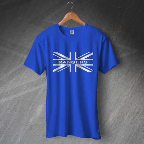 Rangers Football T-Shirt Union Jack