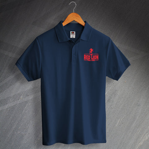 The Red Lion Pub Polo Shirt Printed I'm Red Lion Till I Die