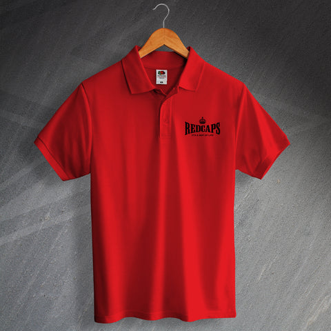 Royal Military Police Polo Shirt Embroidered Redcaps It's a Way of Life