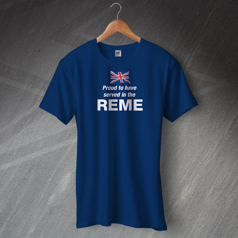 Military T-Shirt Personalised Proud to Have Served in Any Service or Regiment