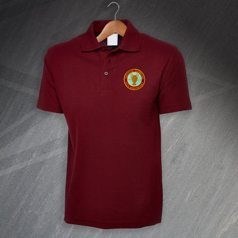 Retro Aston Villa European Cup 1982 40th Anniversary Embroidered Polo Shirt