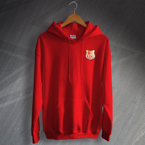 Retro Brentford Hoodie with Embroidered Badge