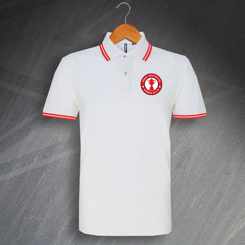 Bristol City Anglo-Scottish Cup Winners 1978 Embroidered Tipped Polo Shirt