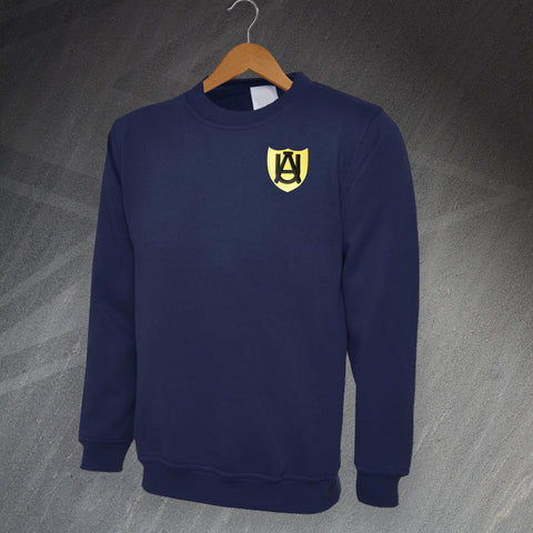 Retro Abbey United Embroidered Sweatshirt