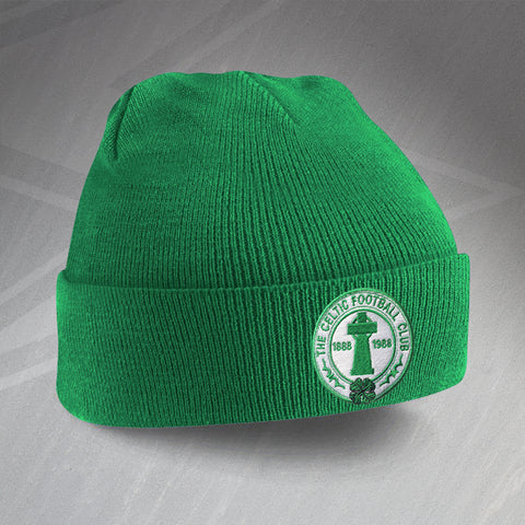 Celtic Football Beanie Hat Embroidered Centenary