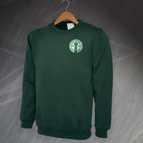 Retro Celtic Centenary Embroidered Sweatshirt