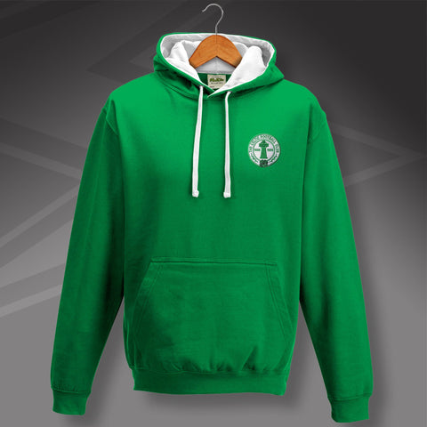 Retro Celtic Centenary Embroidered Contrast Hoodie