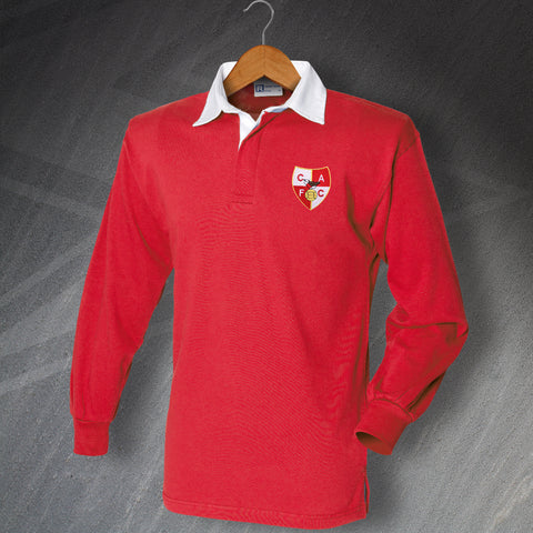 Charlton Football Shirt Embroidered Long Sleeve 1946
