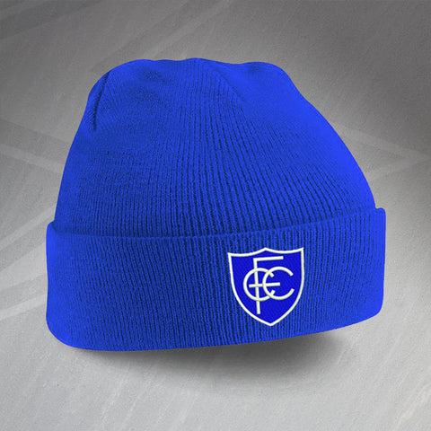 Chesterfield Football Beanie Hat Embroidered 1958