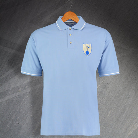 Retro Coventry 1959 Embroidered Contrast Polo Shirt