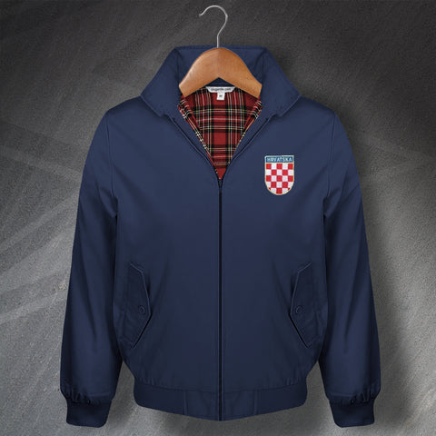 Croatia Football Harrington Jacket