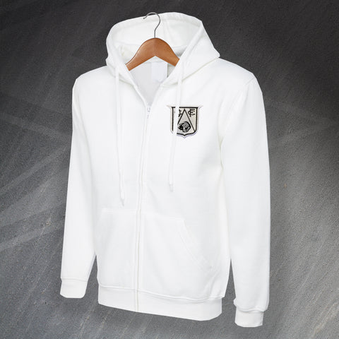 Retro Derby 1946 Embroidered Full Zip Hoodie