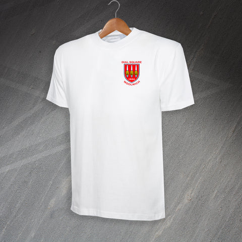 Retro Dial Square Embroidered T-Shirt