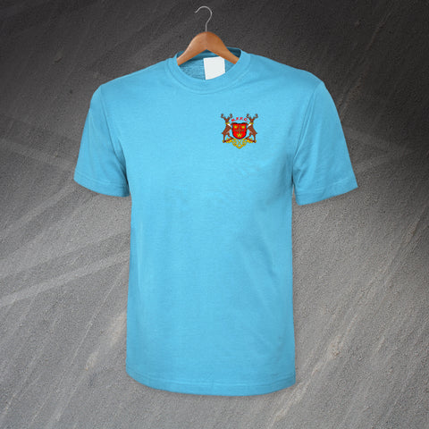 Retro Nottm Forest 1970 Embroidered T-Shirt