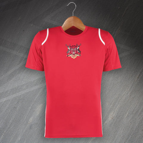 Retro Nottm Forest 1970 Embroidered Cooltex Contrast Shirt