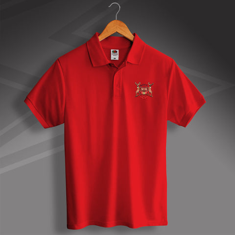 Retro Nottm Forest 1970 Embroidered Polo Shirt
