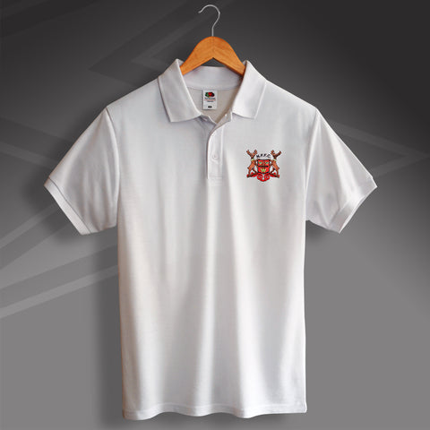 Retro Forest Football Polo Shirt