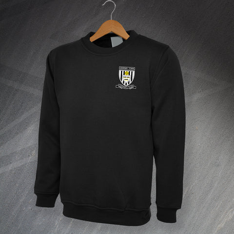 Grimsby Football Sweatshirt Embroidered 1960s