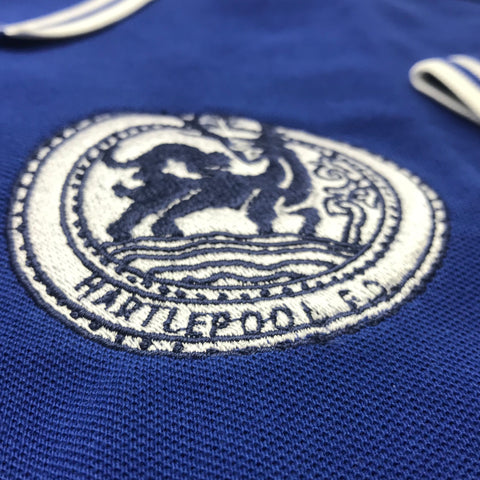 Hartlepool Football Polo Shirt Embroidered Tipped 1879