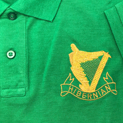 Retro Hibernian Football Polo Shirt