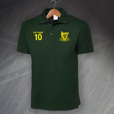 Retro Hibs 1900s Polo Shirt with any Number & Name