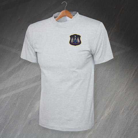 Retro Leeds City 1900s Embroidered T-Shirt