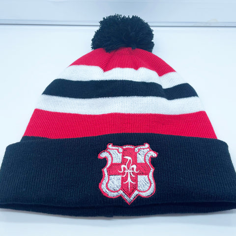 Lincoln Football Bobble Hat Embroidered 1950s