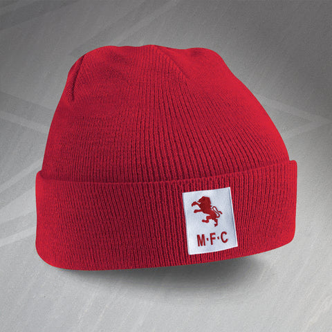 Middlesbrough Football Beanie Hat Embroidered 1973