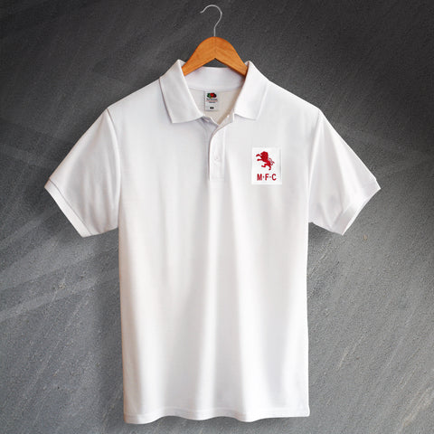 Retro Middlesbrough Polo Shirt