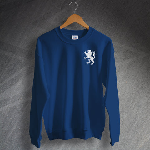 Millwall Football Sweatshirt Embroidered 1977