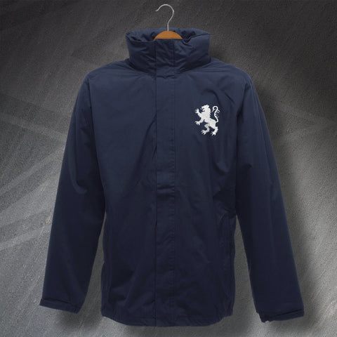 Retro Millwall 1977 Embroidered Waterproof Jacket