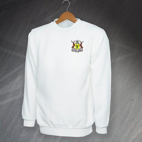 Retro Notts County 1962 Embroidered Sweatshirt