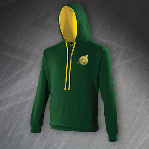 Norwich Football Hoodie Embroidered Contrast 1902