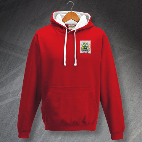 Retro Rotherham 1949 Embroidered Contrast Hoodie