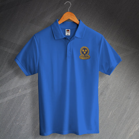 Shrewsbury Football Polo Shirt Embroidered 1980