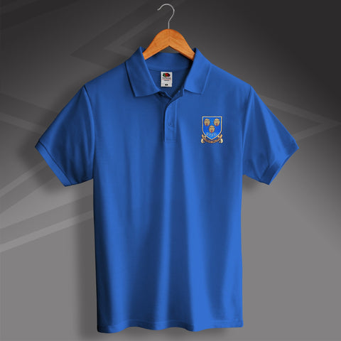 Shrewsbury Football Polo Shirt Embroidered 1993