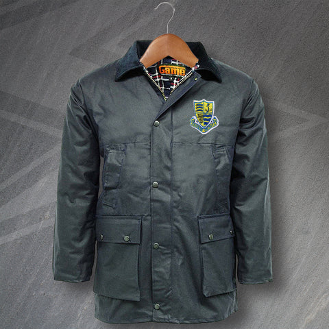 Retro Southend 1982 Embroidered Padded Wax Jacket