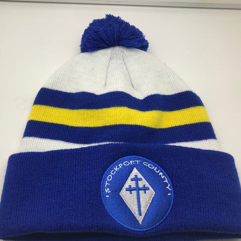 Stockport Football Bobble Hat Embroidered 1978