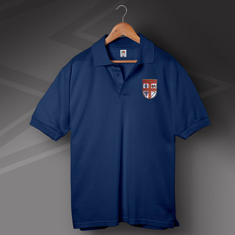 Old School Stoke Football Polo Shirt
