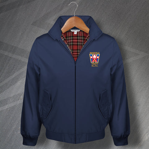 Retro Wakefield RLFC Embroidered Harrington Jacket