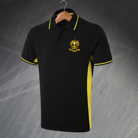 Wolves Football Polo Shirt Embroidered Two Tone 1921