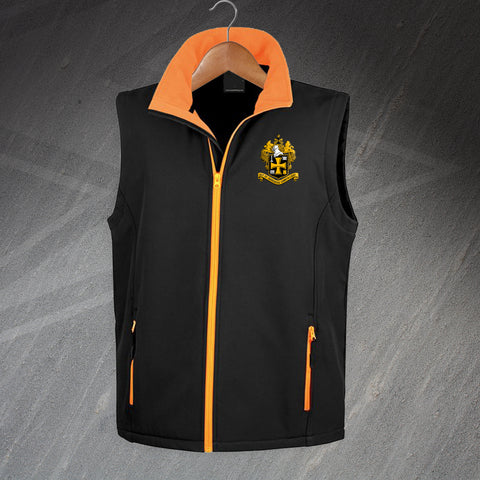 Retro Wolves 1921 Embroidered Softshell Bodywarmer