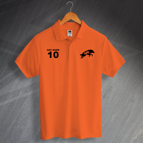 Personalised Wolves Polo Shirt