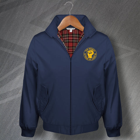 The Rhinos Rugby Harrington Jacket Embroidered Pride of Leeds