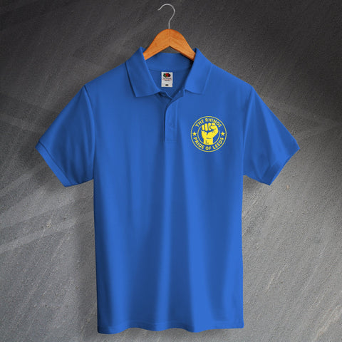 The Rhinos Rugby Polo Shirt Embroidered Pride of Leeds