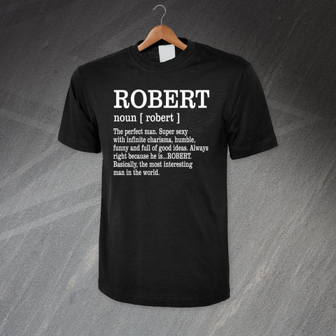 Robert Name Meaning T-Shirt