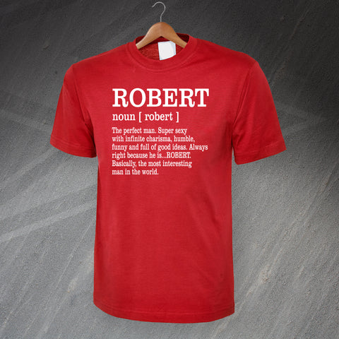 Robert Name Meaning T-Shirt