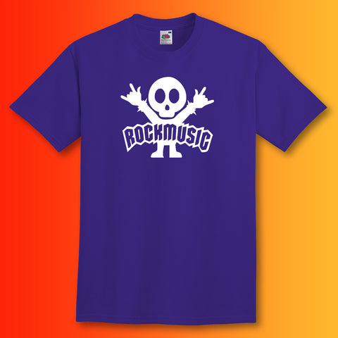 Rock Music Unisex T-Shirt Purple