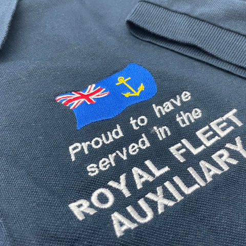 Proud to Have Served in The Royal Fleet Auxiliary Polo Shirt